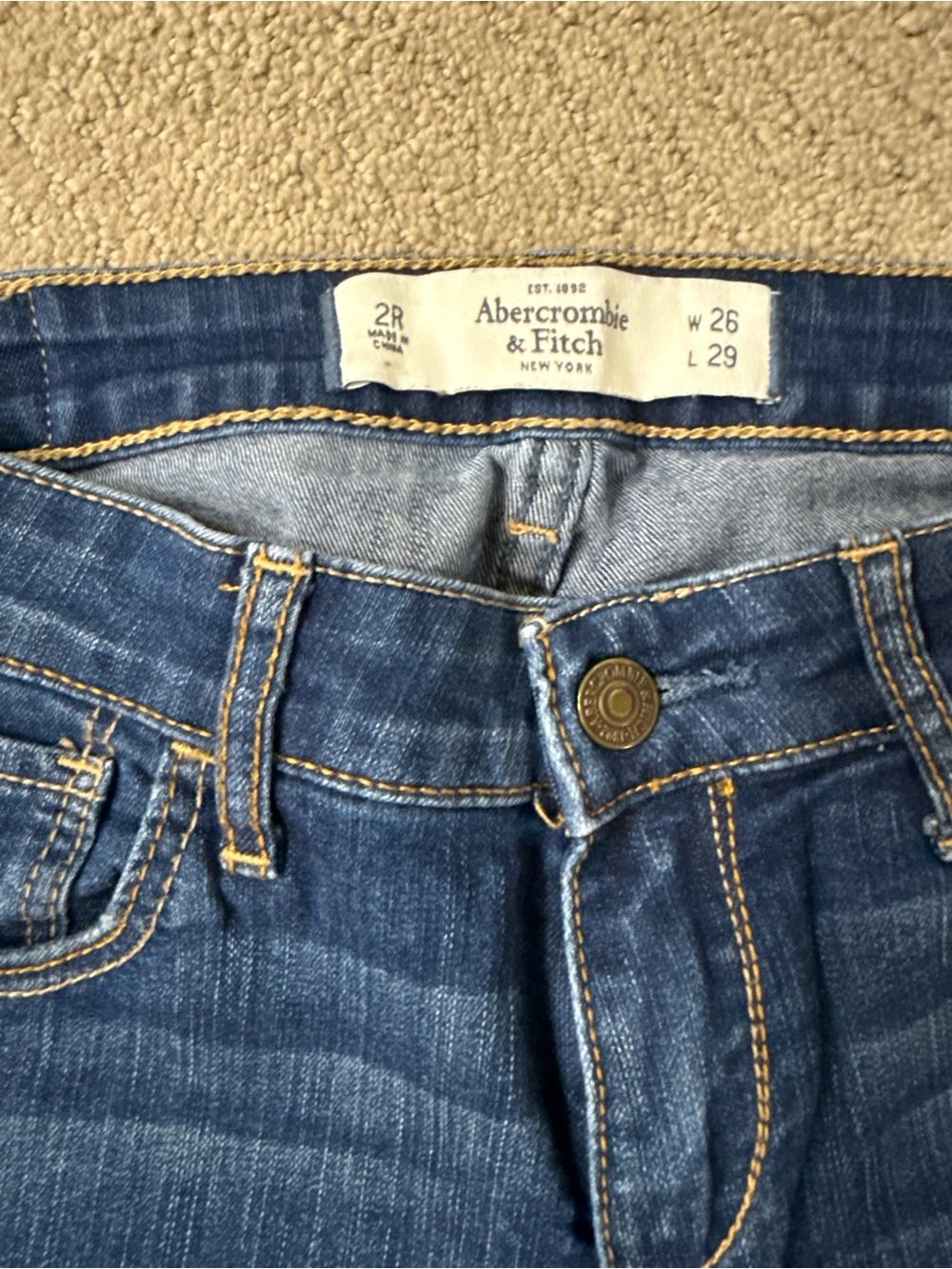 Abercrombie & Fitch Jegging SZ 2R - Picture 3 of 5